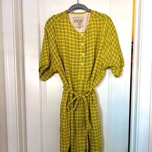 Beautiful chartreuse, Ace & Jig Arena dress from 2020 spring/summer collection